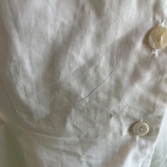 White Pomander Place top, Size XS, NEVER WORN - Picture 2 of 6